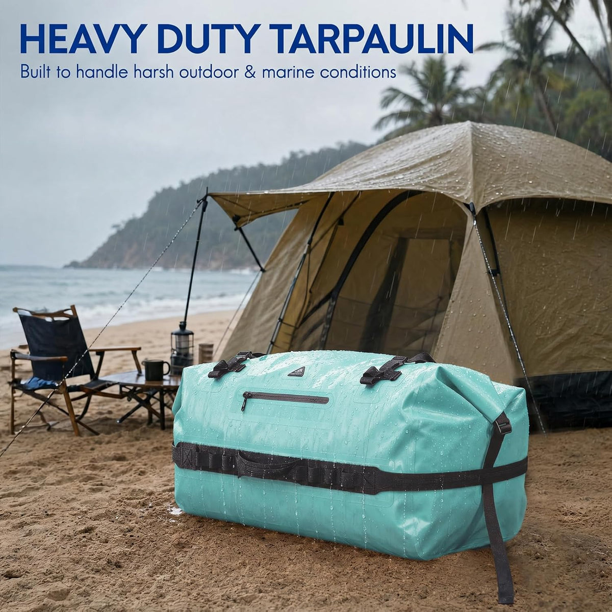 Haimont IPX7 Waterproof Roll-Top Dry Duffel Backpack Bag