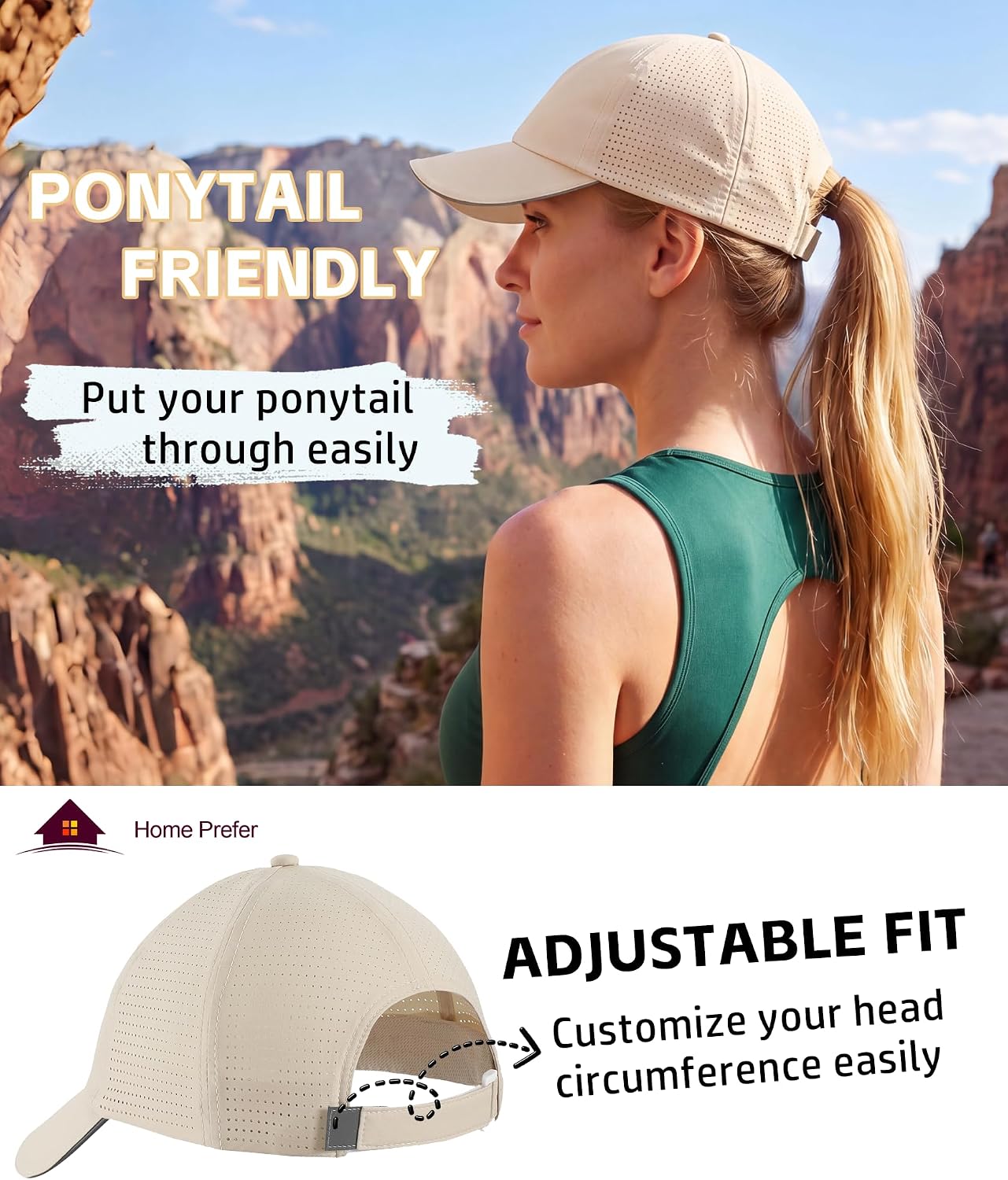 Home Prefer Reflective Water Repellent Quick Dry Airy UPF50+ Sun Hat for Men Women Outdoor Sports Baseball Caps Unisex