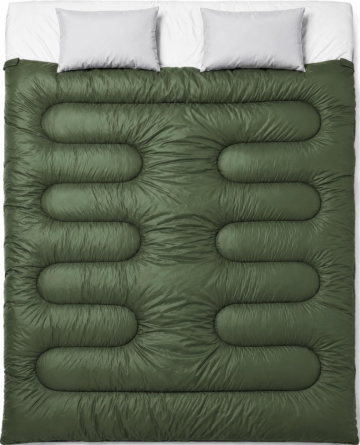 MalloMe Sleeping Bags for Adults Cold Weather & Warm - Backpacking Camping Sleeping Bag for Kids, Girls, Boys - Lightweight Camping Essentials Gear Accessories Hiking Sleep Must Haves Single & Double