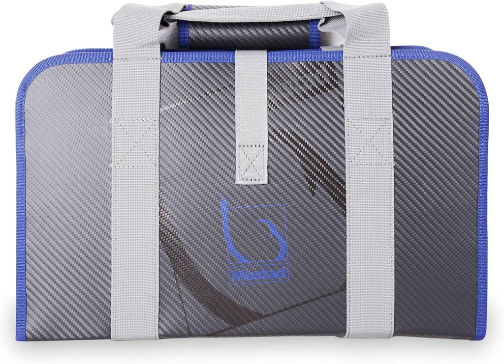 Mustad Jig Bag, Water-Resistant, 500D Tarpaulin, Dedicated Jig Slots with Mesh Panels