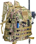 Fishing Tackle Backpack Lightweight Water-Resistant Rod Holder Bag