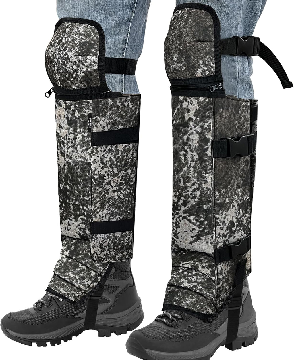 MDSTOP Snake Gaiters Leg Guards, Waterproof Snake Guards, Adjustable Snake Bite Protection for Lower Legs, Snake Chaps for Men & Women, Snake Proof Gaiters for Hunting,Outdoor and Farm Working