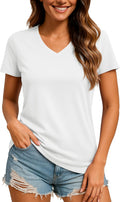 TACVASEN Women's V-Neck T Shirt Short Sleeve UPF 50+ Quick Dry Workout Tops