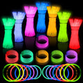 JICUICUI Glow Sticks Bulk Party Pack 500PRO Glow in the Dark Party Supplies