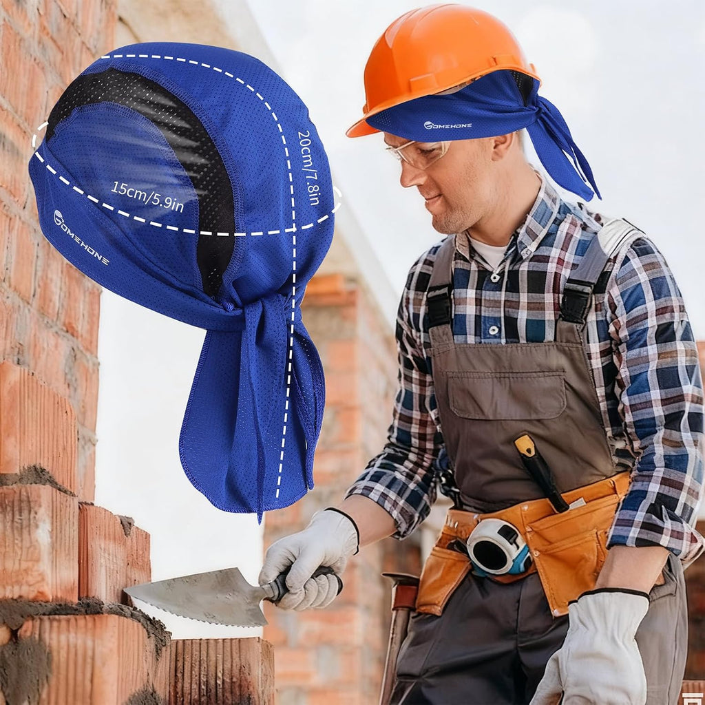 Men's Breathable Cycling Bandanas Outdoor Sweat-wicking Cycling Caps Motorcycle Helmet Liners