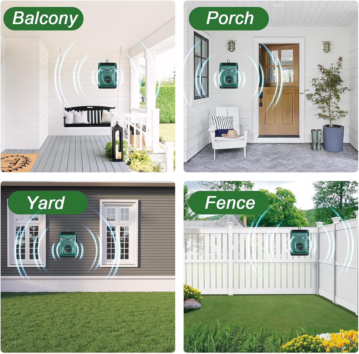 Solar Ultrasonic Bird Repellent Devices Outdoor Geese&Duck Deterrent