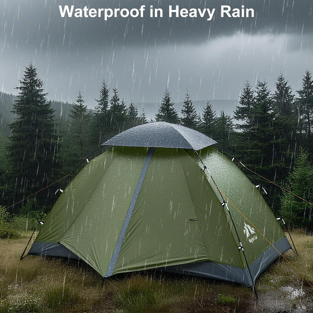 Night Cat Upgraded Backpacking Tents 1 2 Persons Easy Clip Setup Camping Tent Adults Scouts Heavy Rainproof Compact Lightweight