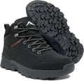 HARENCE Men's Waterproof Hiking Boots Lightweight Slip-Resistant Ankle Support for Trekking Walking