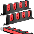 Seenelling 2 Pcs Magnetic Fishing Rod Holder for Car Fishing Pole Rack Vertical Rod Storage Holders for Truck Bed Boat Wall Garage Door