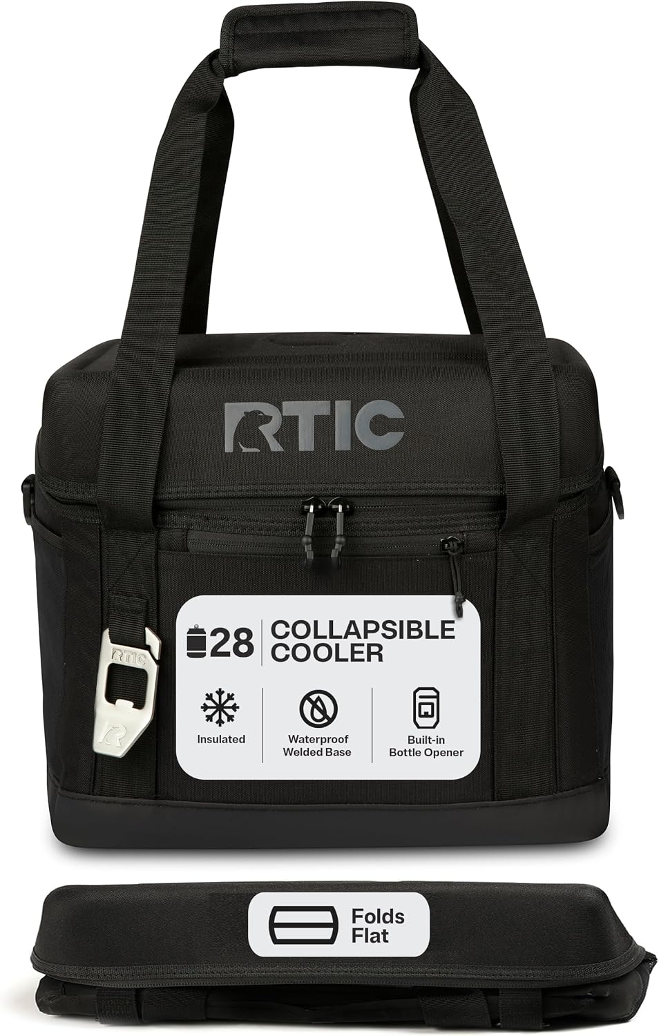 RTIC Everyday Cooler, Soft Sided Portable Insulated Cooling for Lunch, Beach, Drink, Beverage, Travel, Camping, Picnic, for Men and Women