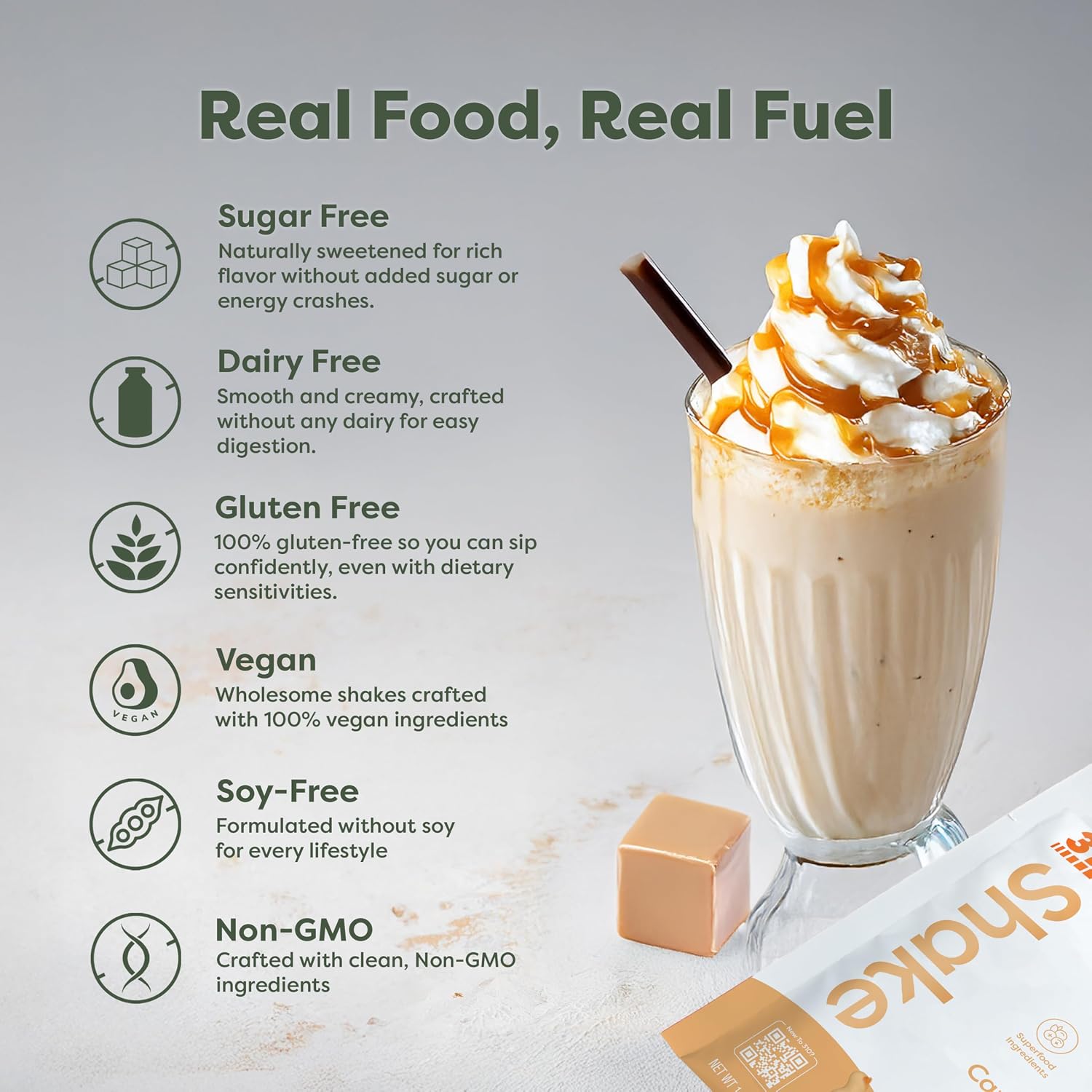 310 Nutrition All-In-One Meal Replacement Shake Powder - Caramel Sundae