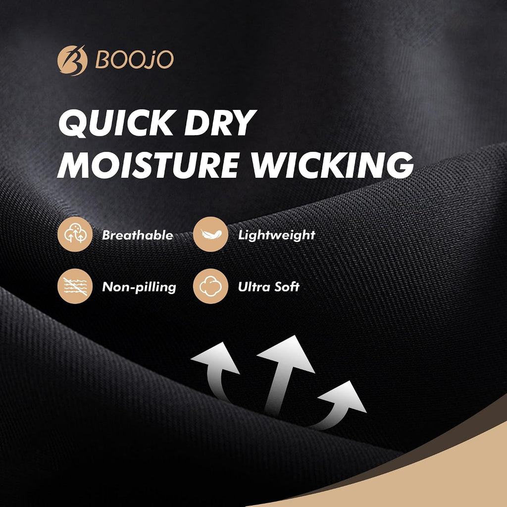 4 Pack Long Sleeve Shirts for Men - Quick Dry Moisture Wicking Tshirts
