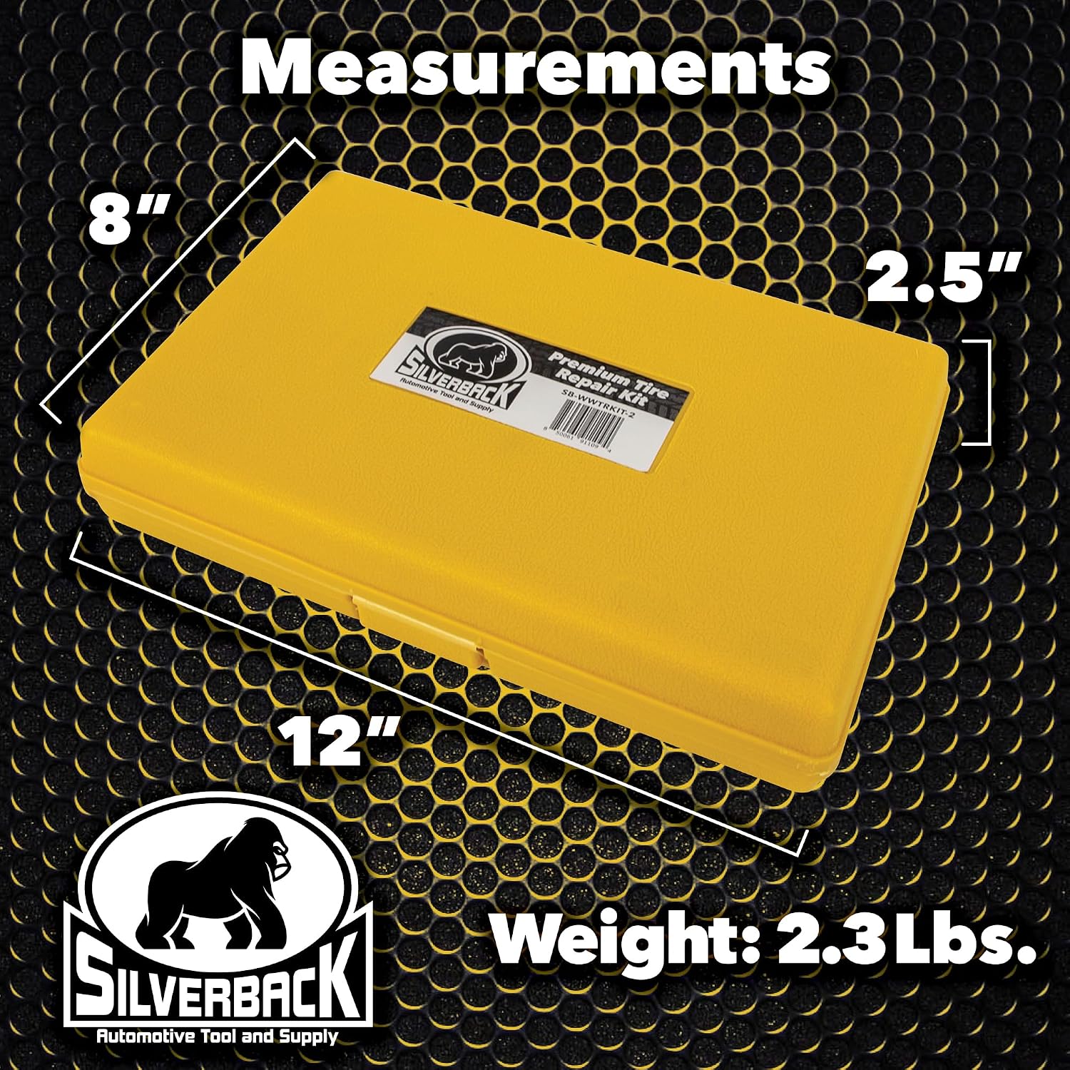 Silverback Tire Plug Repair Kit for Cars Trucks ATVs & Motorcycles