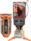Jetboil Flash 1.0L Portable Fast Boil Stove for Camping and Backpacking with 1-Step Auto Ignition, Propane/Isobutane Burner with Cooking Cup, Mountainscape