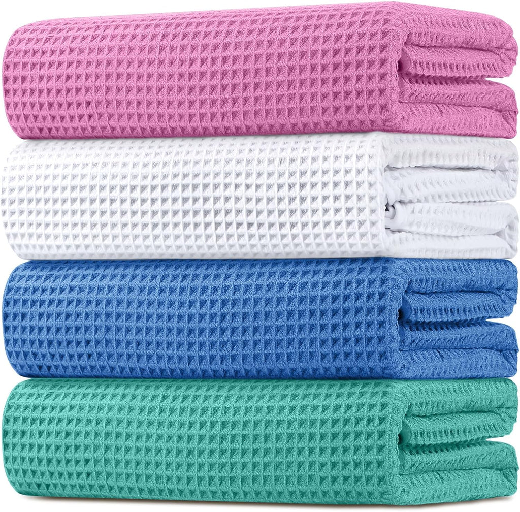 HOMEXCEL Bath Towels 2PK, Microfiber Ultra Soft Bathroom Towel, 27x54 in