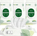 Unscented Dog Wipes & Cat Wipes (4x50 Packs) | Hypoallergenic, pH Balanced for Paws, Body, Eyes & Ears Grooming |All-Natural Plant Fiber Wipes with Aloe & Vitamin E | Pearl Texture
