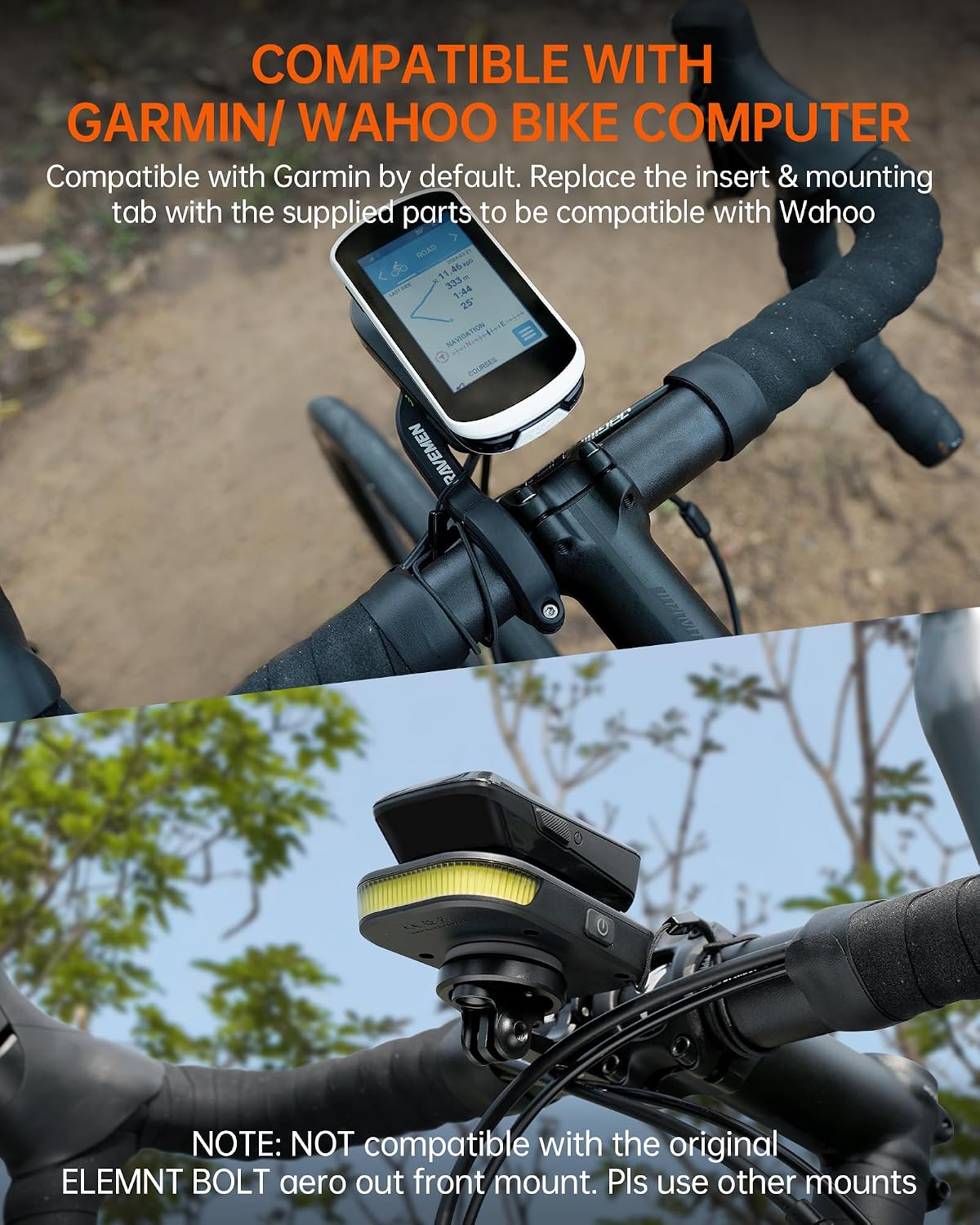 RAVEMEN FR300/ FR160 Compatible with Garmin Bike Computer