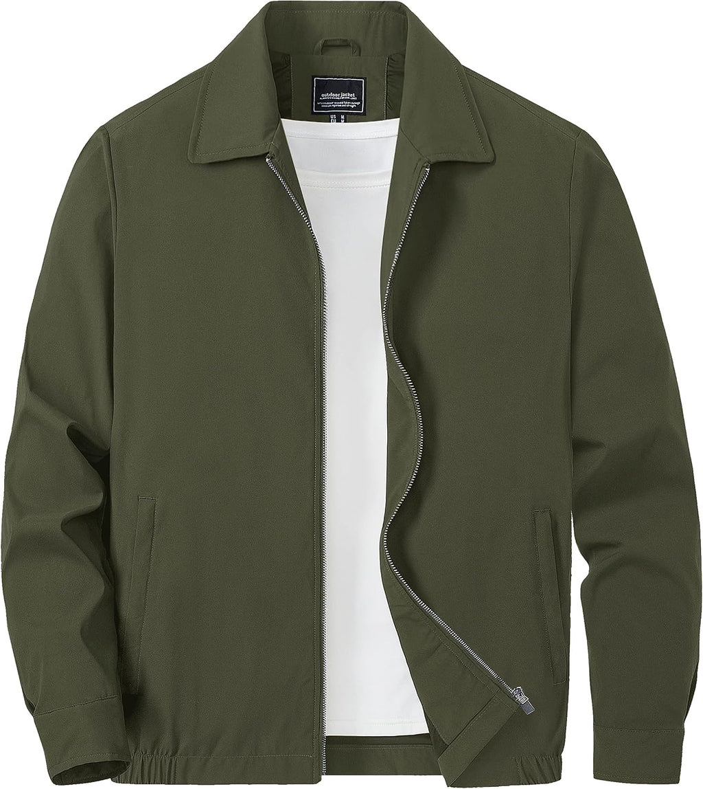 TACVASEN Men's Lightweight Jacket Fall Water-repellent Windbreaker Jackets