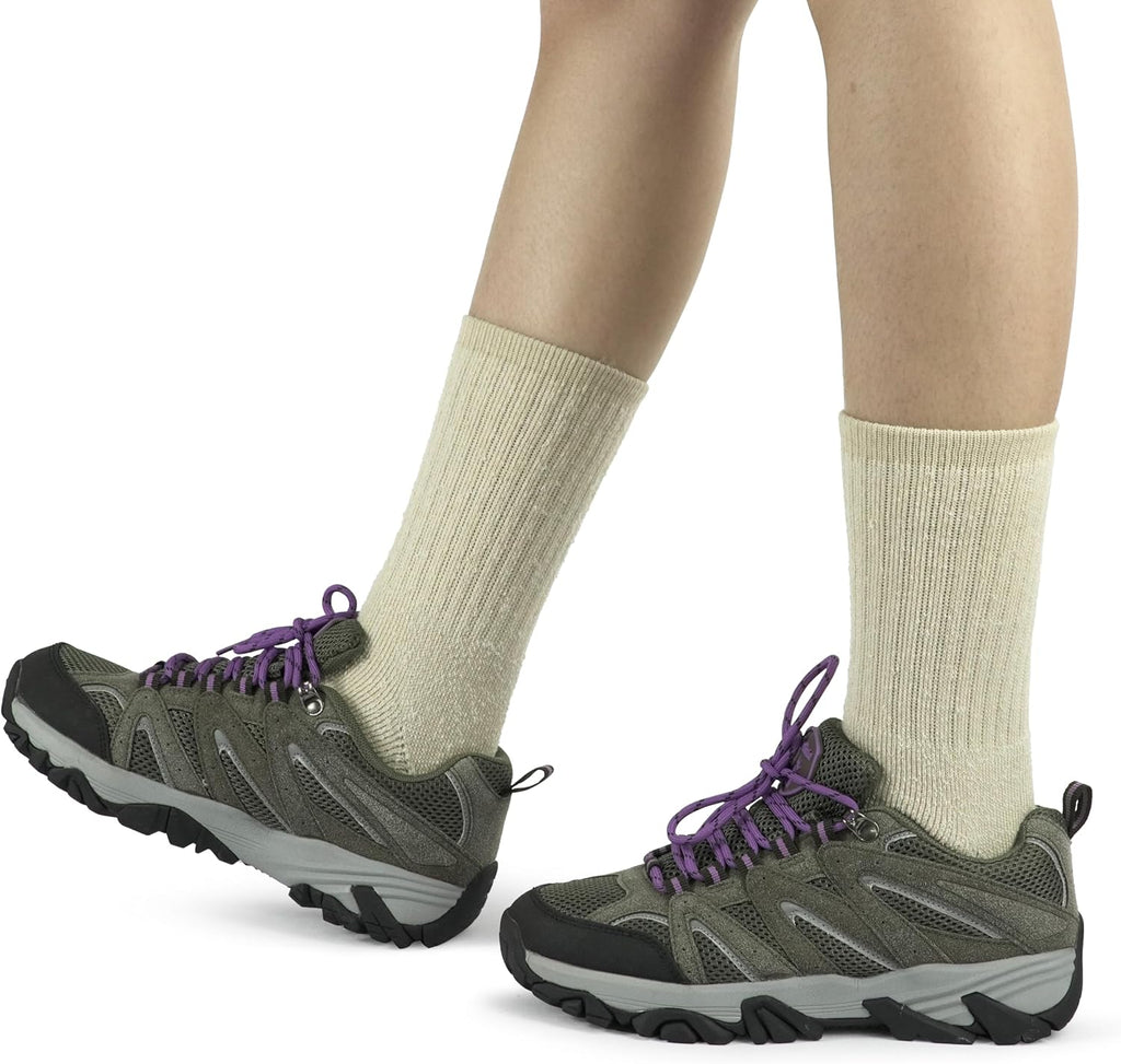 BomKinta Wool Hiking Socks Women Merino Thick Warm Thermal Boot Sock 5-11