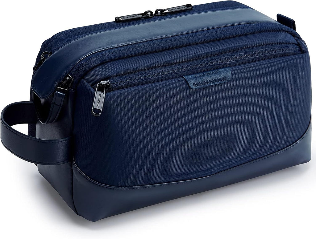 BAGSMART Large Travel Toiletry Bag for Men, Water-resistant, Grey