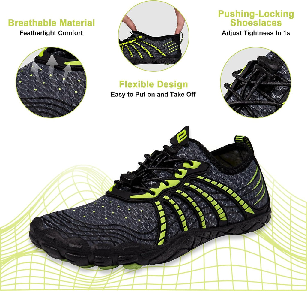 Water Shoes for Women Men, Barefoot Quick Dry Pool Shoes for Outdoor