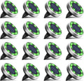 btfarm 16 Pack Solar Lights Outdoor Waterproof, 8 LED Solar Ground Lights