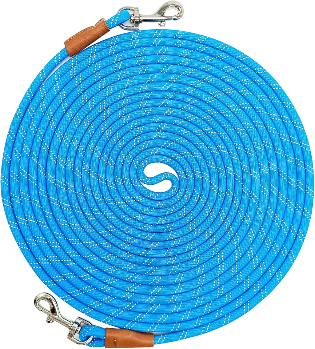WYuZe Reflective Tie Out Rope for Small Dogs Cats 30FT Dog Tether for Yard
