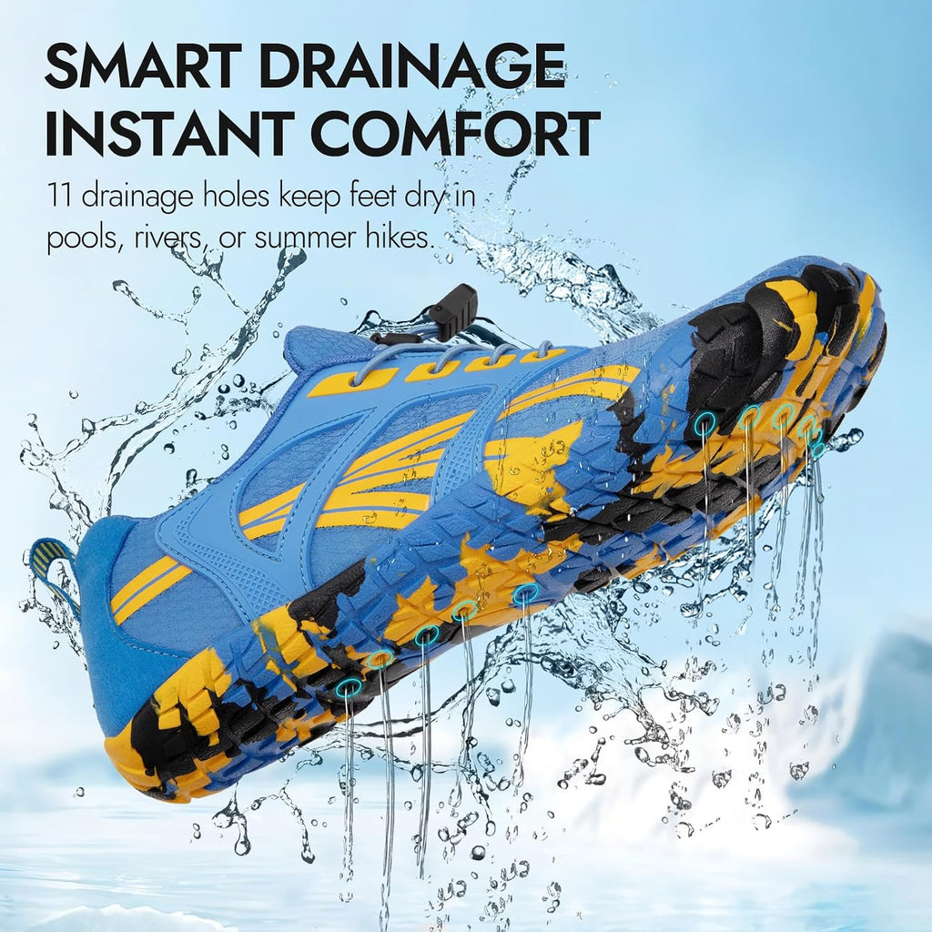 ATHMILE Barefoot Water Shoes Women Men Wide Non Slip Aqua Beach River Pool