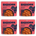BIGHORN Mountain Food Mexican Style Birria and Rice - contains 4 packs | 8 servings | 140g Protein | 2,560 Calories - premium freeze dried meals for backpacking food - dehydrated camping food for backpacking meal - just add water - great taste
