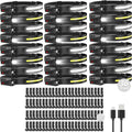 Bud K 36pack Headlamp Rechargeable, 1000 Lumen Headlamps for Adults, 230 Angles Wide Beam Headlamp & Spotlight, 6 Modes, Lightweight Head Lamps for Camping Running Cycling (36)