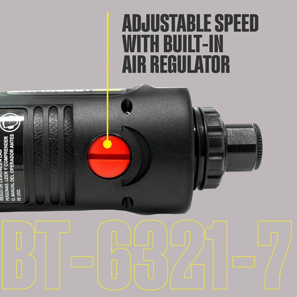 Berkling BT 6321-7 1/4in Air Die Grinder, 7in Extension, 20,000 RPM