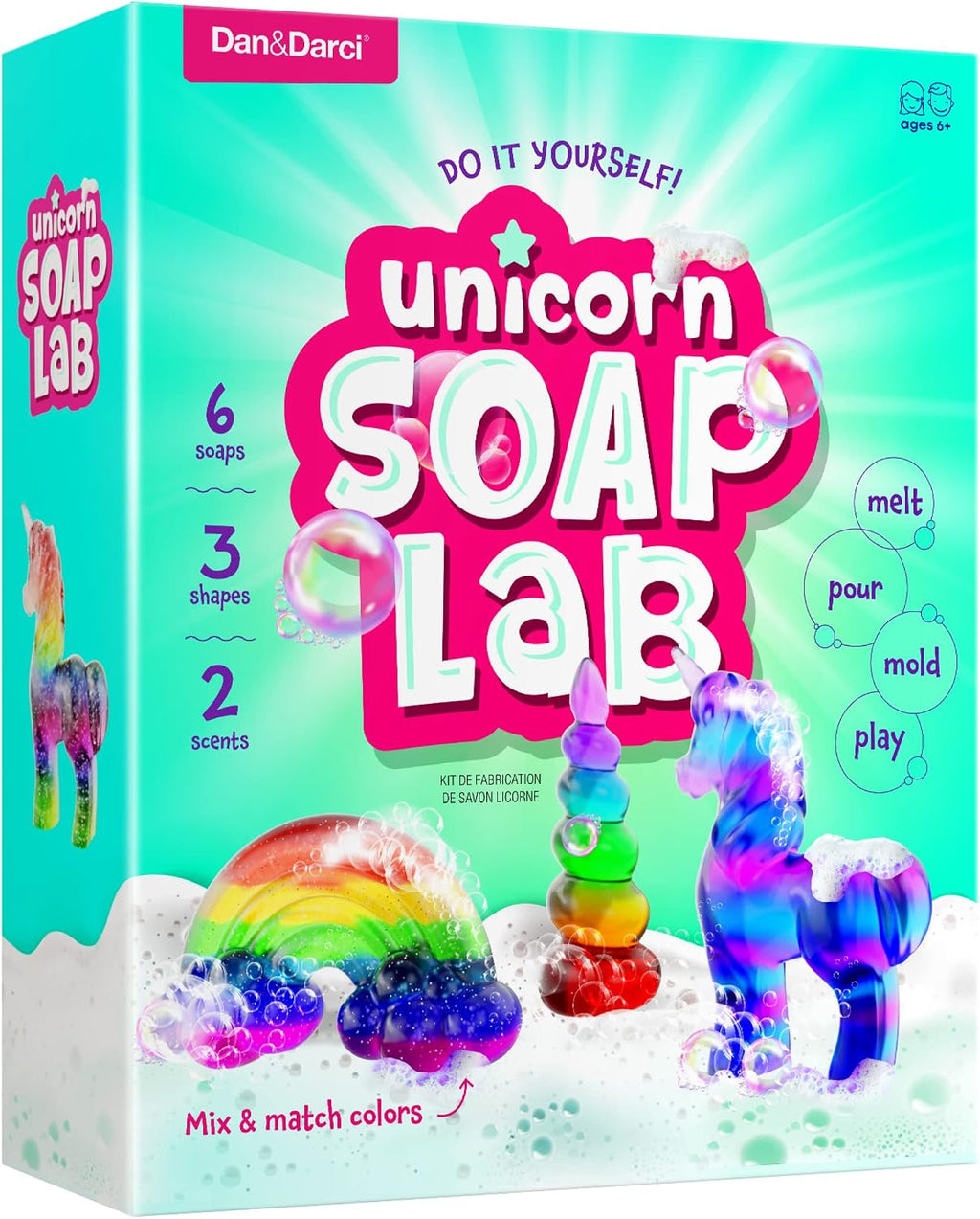 Unicorn Soap Making Kit for Kids - Girls Crafts DIY Project Age 6+ Years