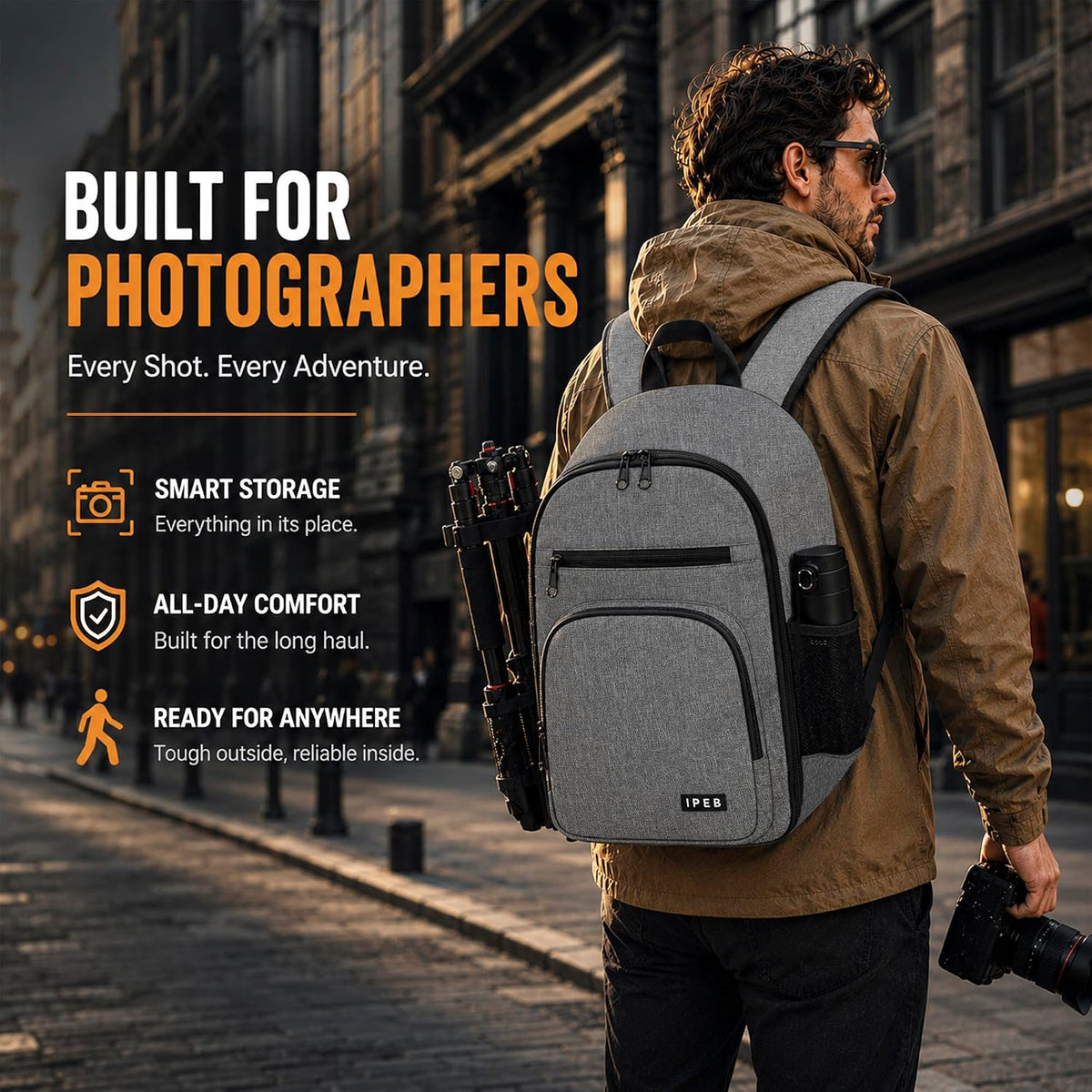 Camera Backpack for Photographers, Professional DSLR Camera Bag