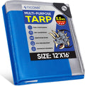 TICONN Heavy Duty Tarp Cover Waterproof, Extra Thick UV Resistant Tarpaulin