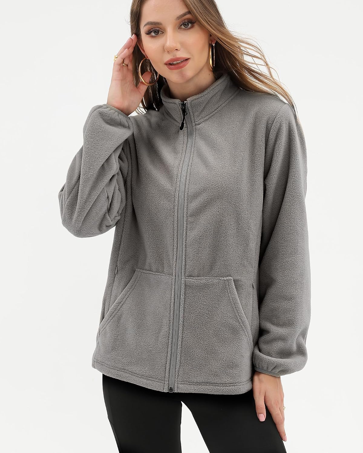 Argstar Women's Fleece Jacket 6 Pockets (XS-2XL)