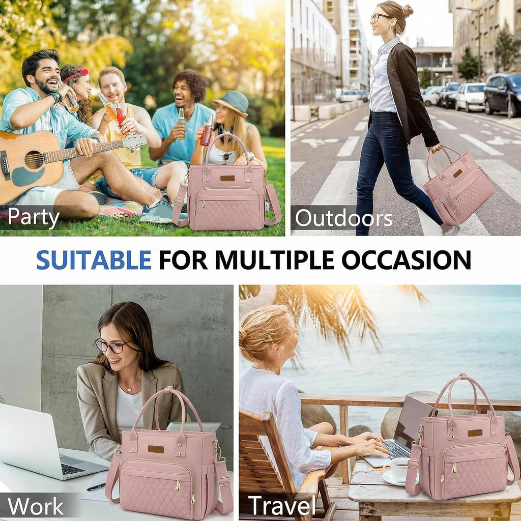 MIYCOO Insulated Lunch Bag Women, Large Tote Lunch Box for Work, 18L