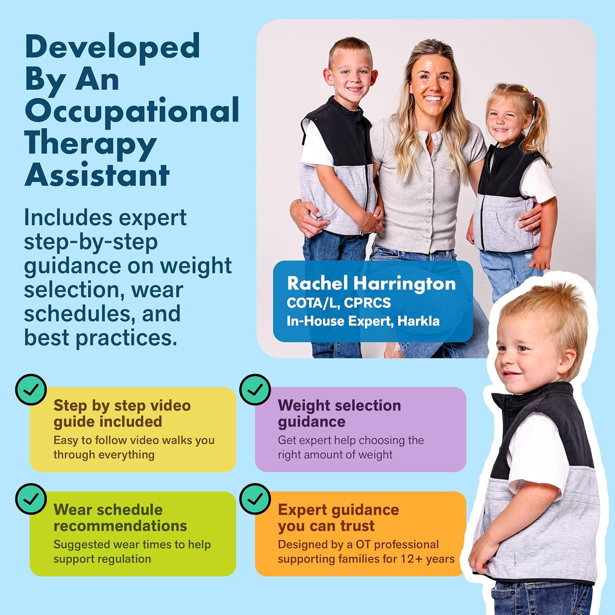 Harkla Weighted Vest for Kids
