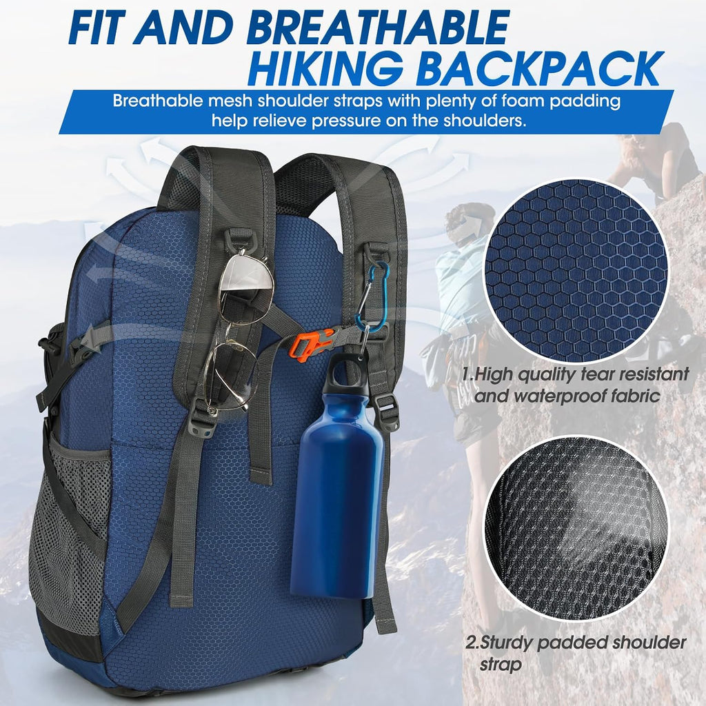 IGOLUMON Hiking Backpack 40L Packable Lightweight Camping Daypack Men Women