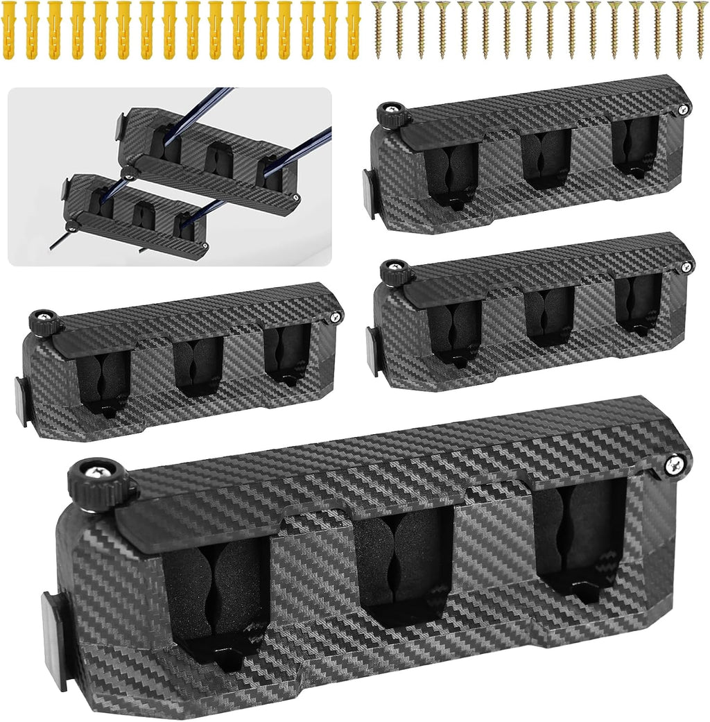 Ruppence 4-Pack Fishing Rod Holder with EVA Foam