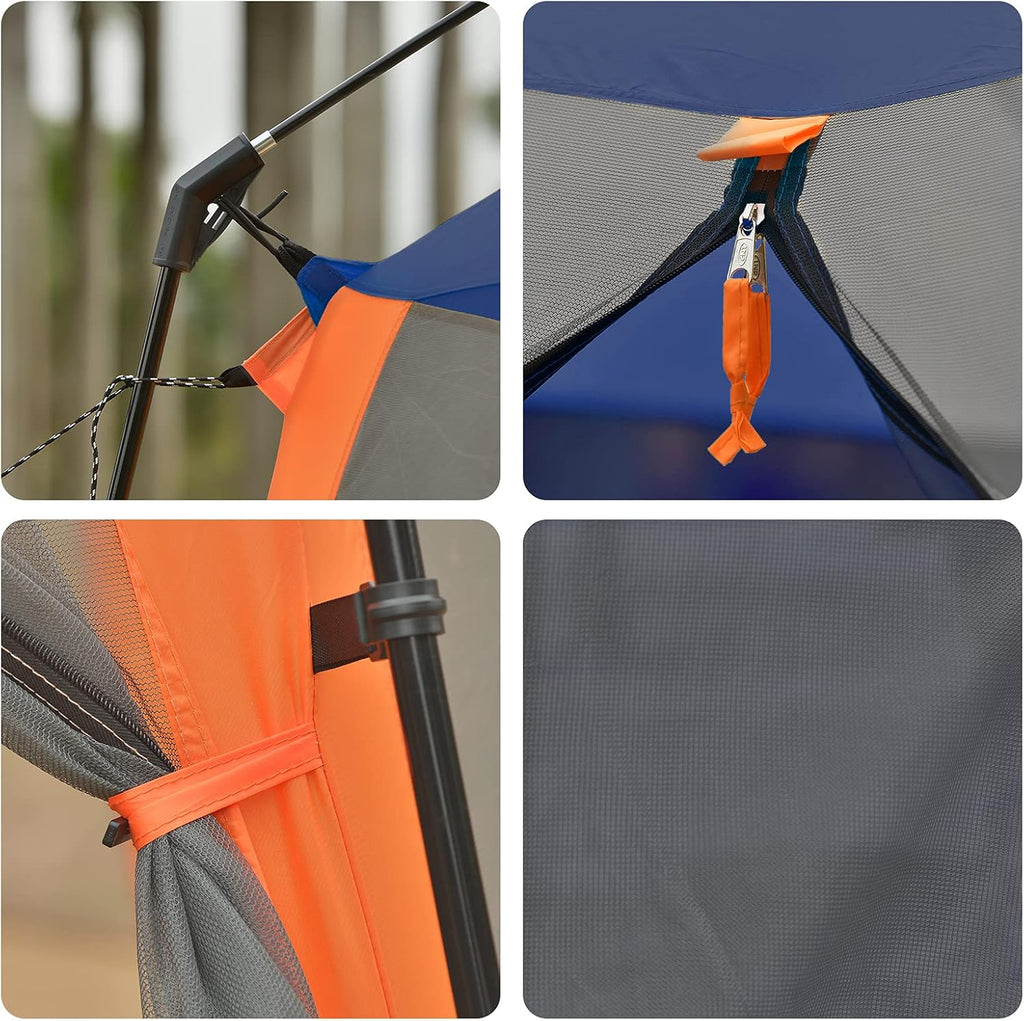 CAMPROS CP Screen House Tent 13 x 13 Ft Screened Mesh Net Wall Canopy