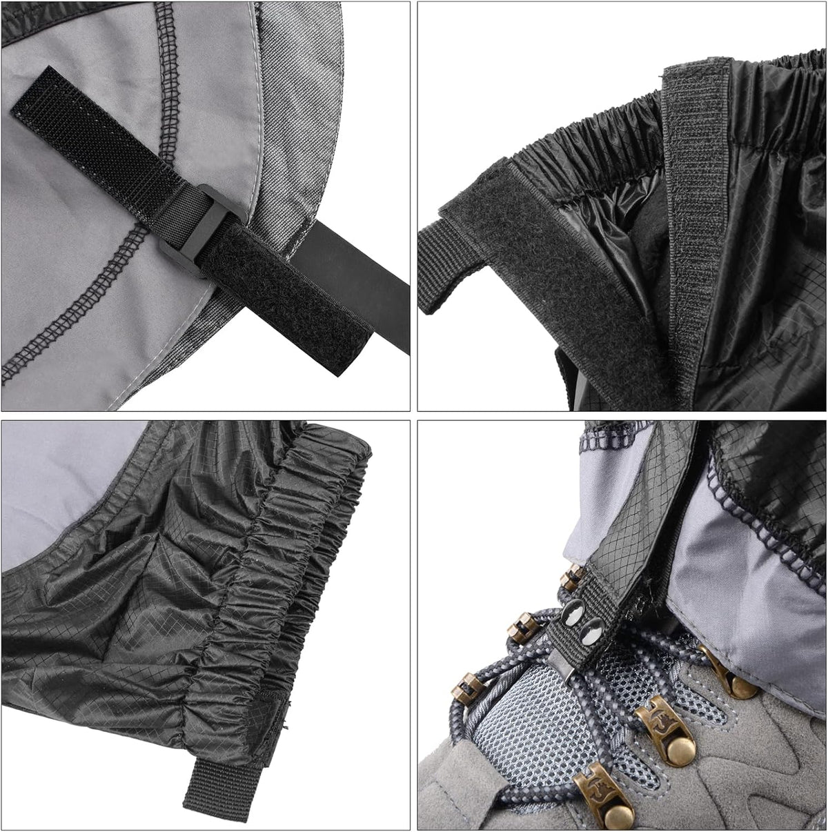 TRIWONDER Trail Gaiters for Hiking & Running, Low Ankle Shoe Gators
