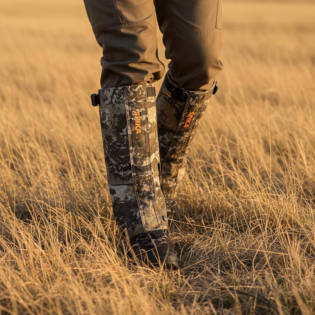 SPIKA Strike Snake Gaiters, Waterproof Hunting Gaiter for Men and Women, Adjustable and Snake Resistent Leg Protective for Outdoors Hiking