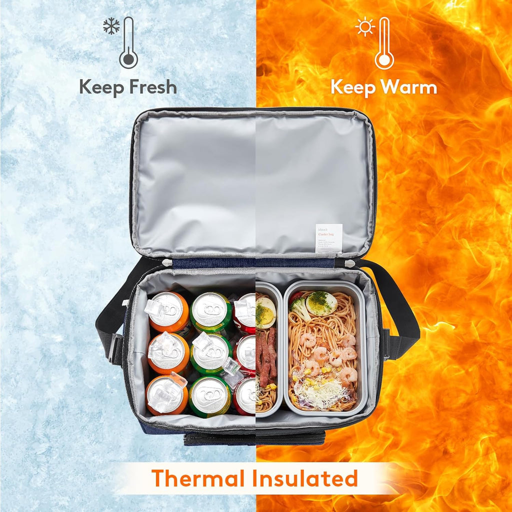 Lifewit Insulated Cooler Bag, Large Leakproof Beach Cooler, Lightweight Portable Double Layer Soft-Sided Travel Ice Chest for Camping, Kayaking, Road Trips, Grocery Shopping
