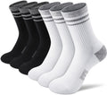 Gonii Women Athletic Cushioned Crew Socks 5 Pairs