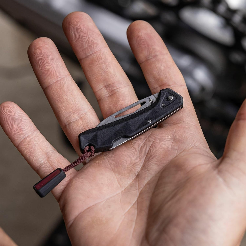 Gerber Gear LST Mini - Lightweight Folding Pocket Knife for Hiking, Camping - EDC Tool - Durable Stainless Steel Blade - Black
