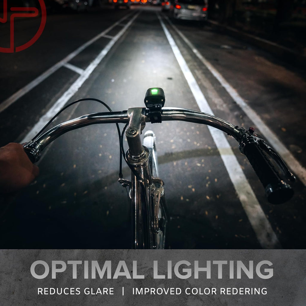 BX-500 Powerful USB-C Bike Lights Front & Back – New 500 Lumens LED - Bicycle Headlight & Taillight Set – USBC Rechargeable – Waterproof - Safety for Night Riding - (Optional - Premium Bike Bell)