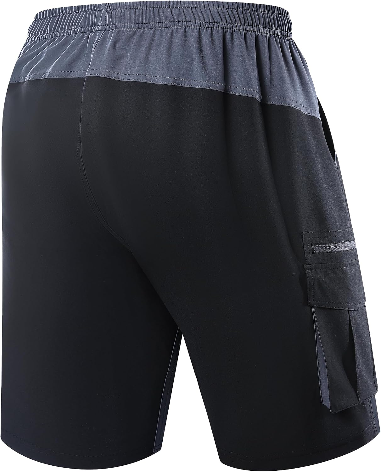 EZRUN Men's 3D Padded Mountain Bike Shorts Quick Dry Cycling Shorts