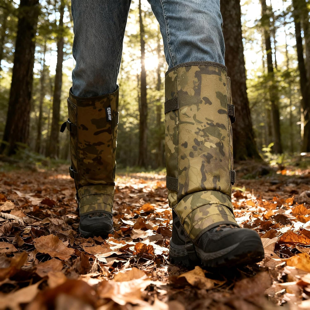 MDSTOP Snake Gaiters Leg Guards, Waterproof Snake Guards, Adjustable Snake Bite Protection for Lower Legs, Snake Chaps for Men & Women, Snake Proof Gaiters for Hunting,Outdoor and Farm Working