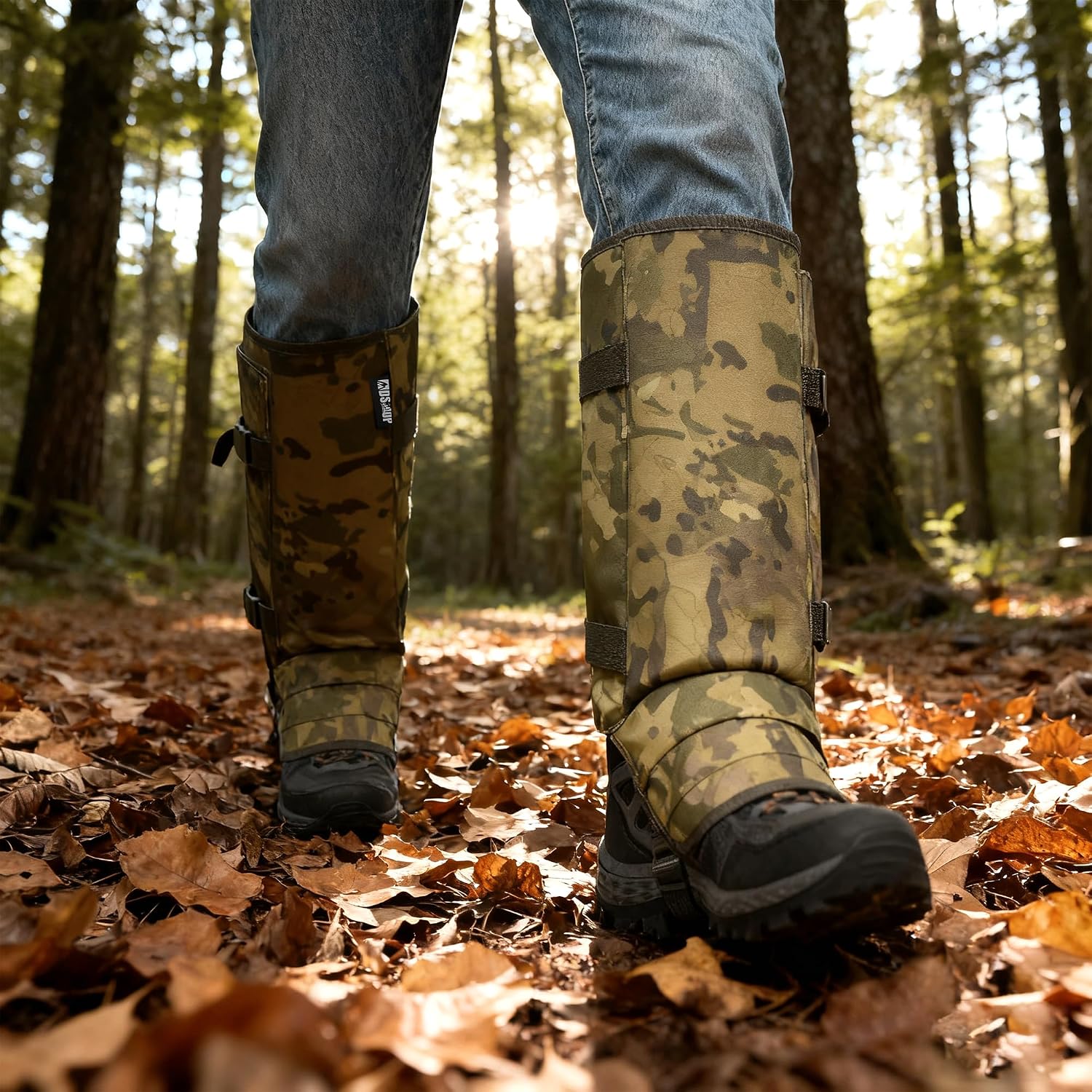 MDSTOP Snake Gaiters Leg Guards, Waterproof Snake Guards, Adjustable Snake Bite Protection for Lower Legs, Snake Chaps for Men & Women, Snake Proof Gaiters for Hunting,Outdoor and Farm Working