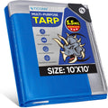 TICONN Heavy Duty Tarp Cover Waterproof, Extra Thick UV Resistant Tarpaulin